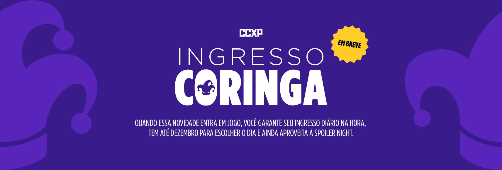 CCXP26: De 3 a 6 de dezembro em São Paulo | CCXP26